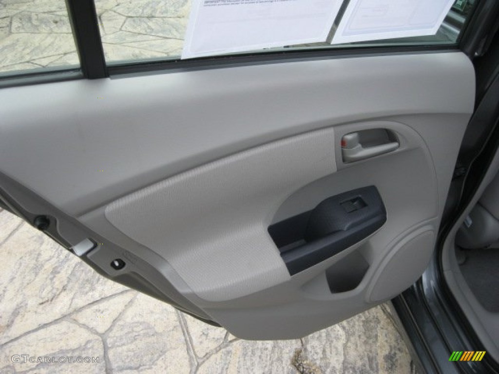 2010 Honda Insight Hybrid LX Gray Door Panel Photo #52607066