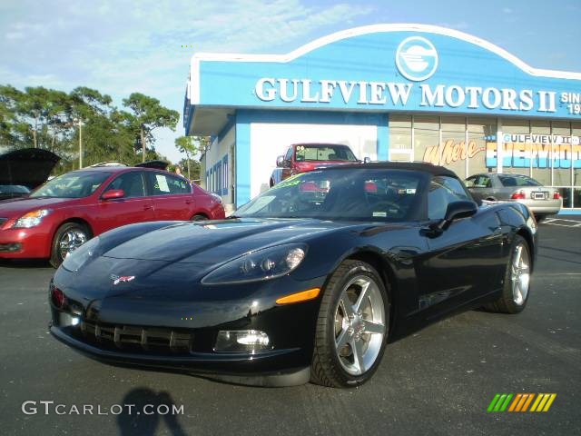 2007 Corvette Convertible - Black / Ebony photo #1