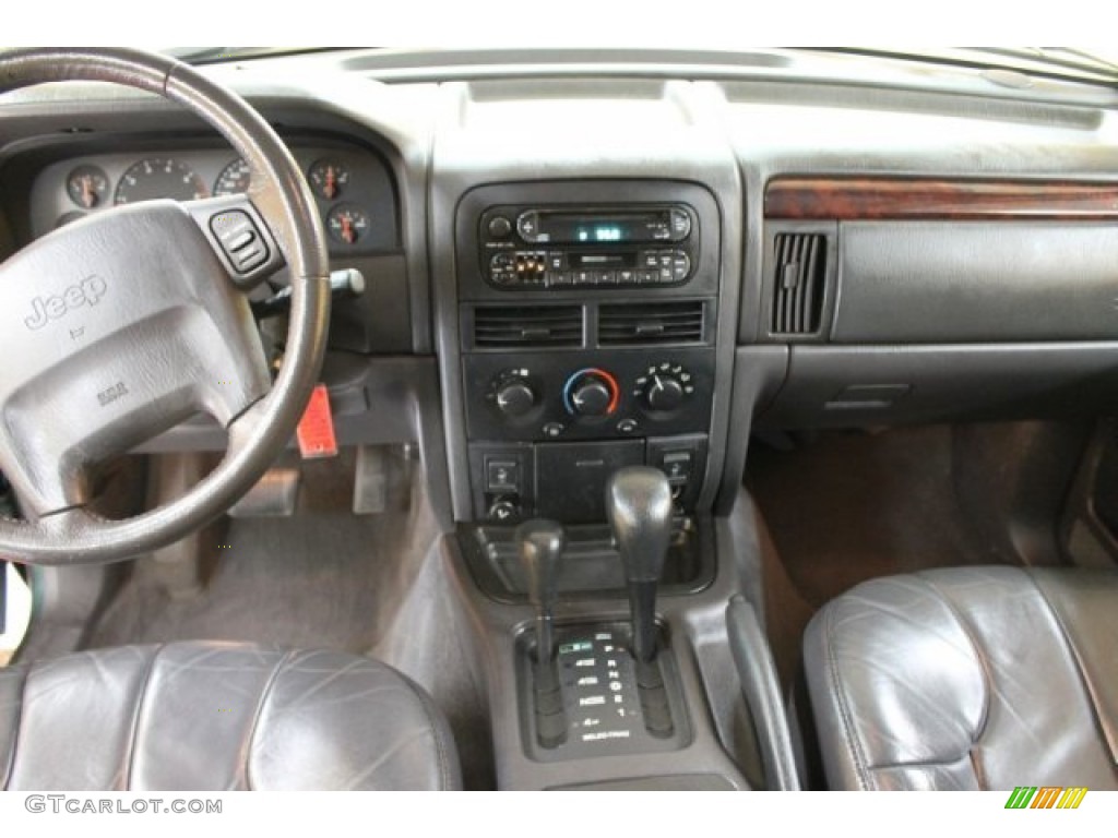 2000 Grand Cherokee Laredo 4x4 - Shale Green Metallic / Agate photo #5