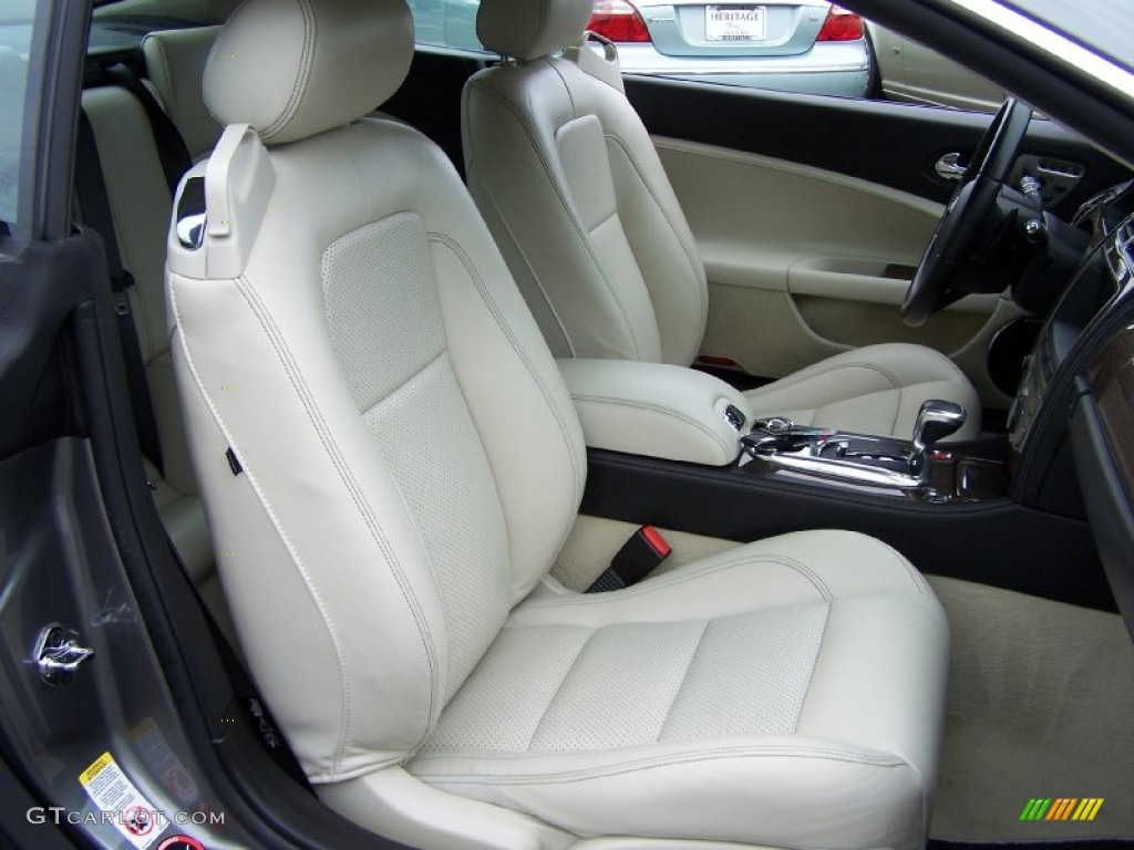Ivory/Charcoal Interior 2009 Jaguar XK XKR Portfolio Edition Coupe Photo #52607843