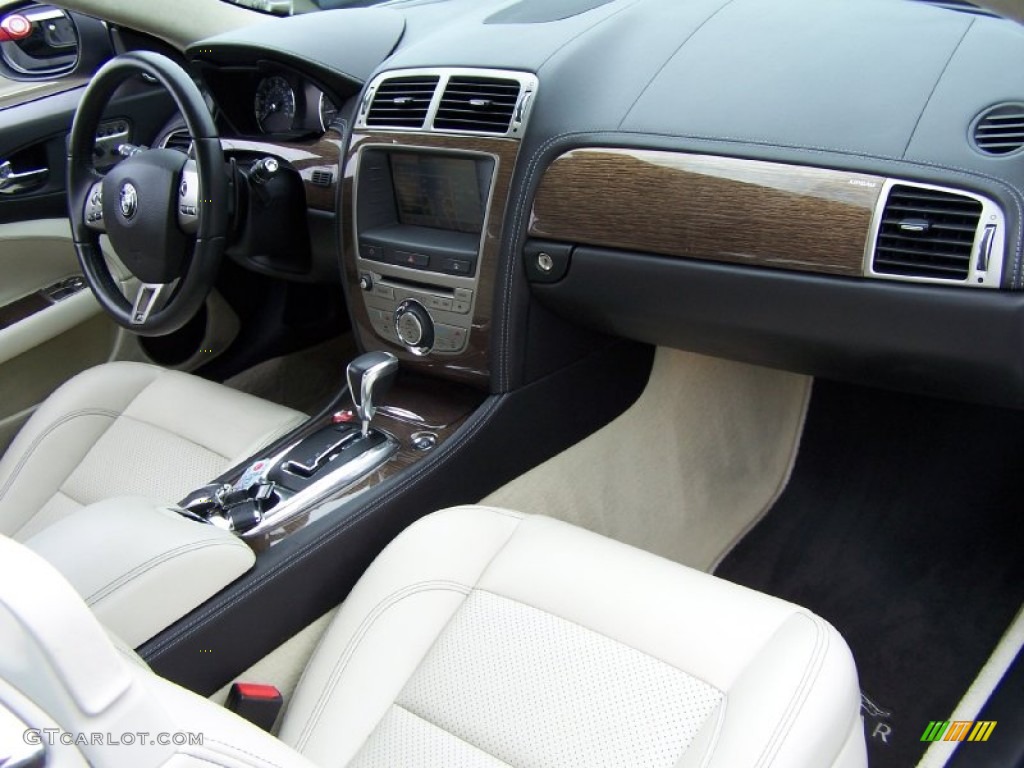 2009 Jaguar XK XKR Portfolio Edition Coupe Ivory/Charcoal Dashboard Photo #52607858