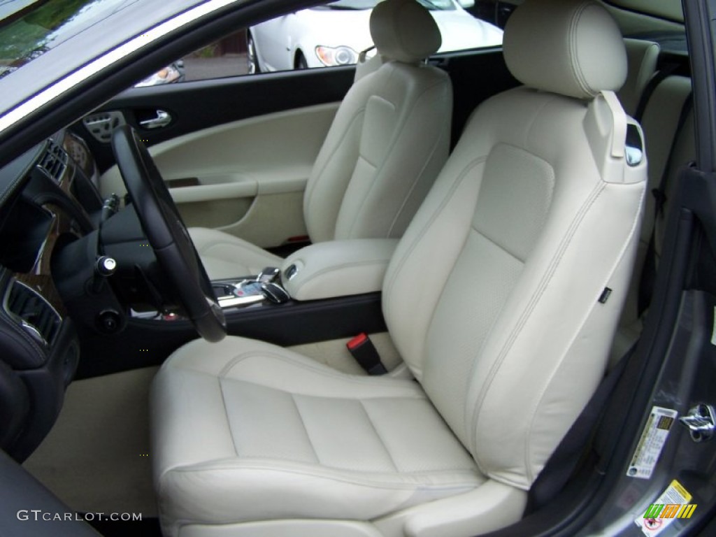 Ivory/Charcoal Interior 2009 Jaguar XK XKR Portfolio Edition Coupe Photo #52607918