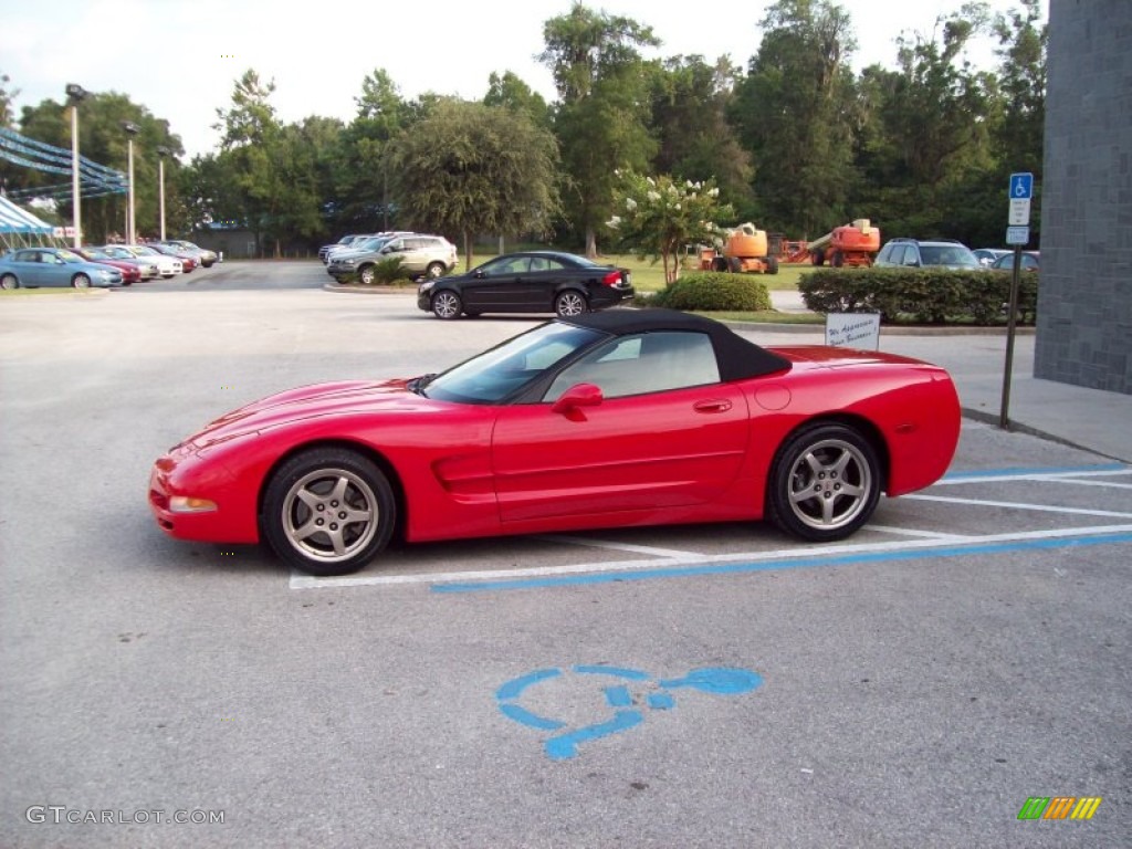 2004 Corvette Convertible - Torch Red / Black photo #3