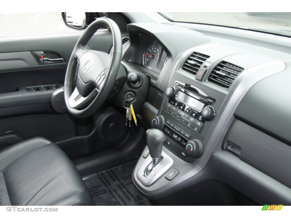 Black Interior 2009 Honda CR-V EX-L 4WD Photo #52608710