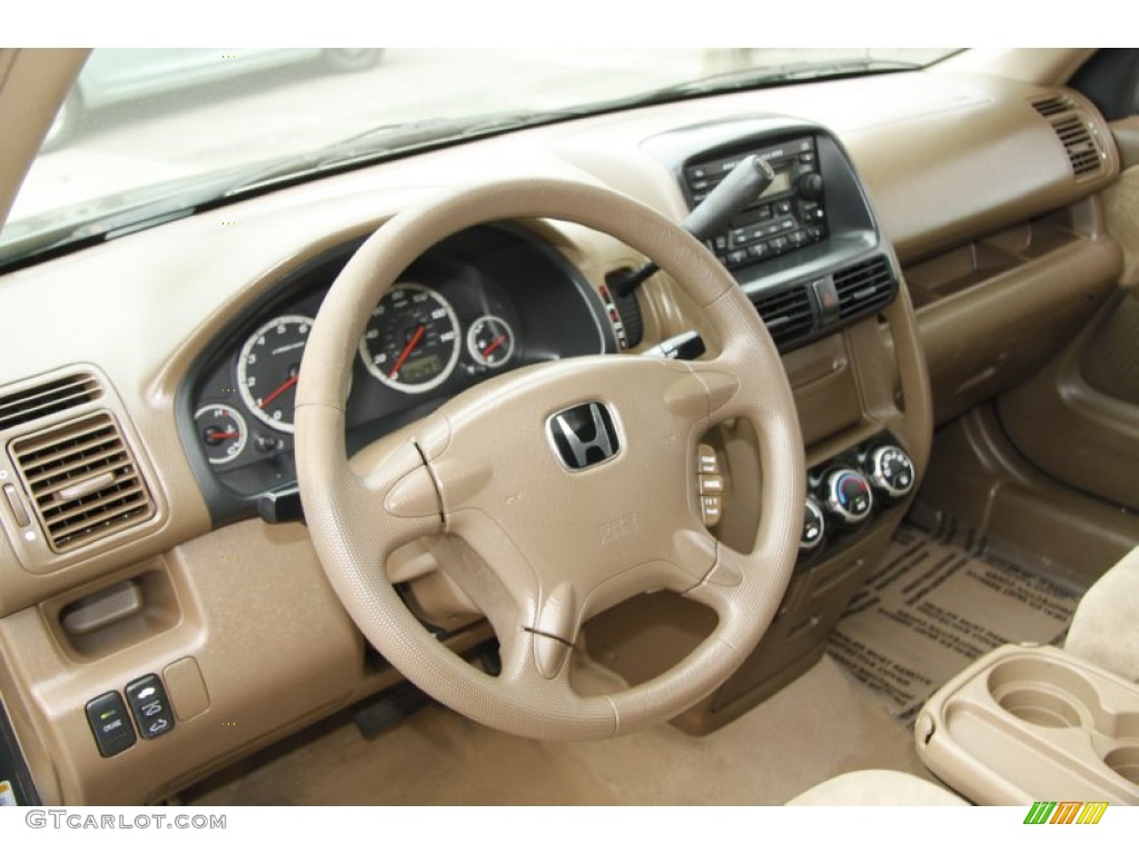 2003 CR-V EX 4WD - Clover Green Pearl / Saddle photo #11