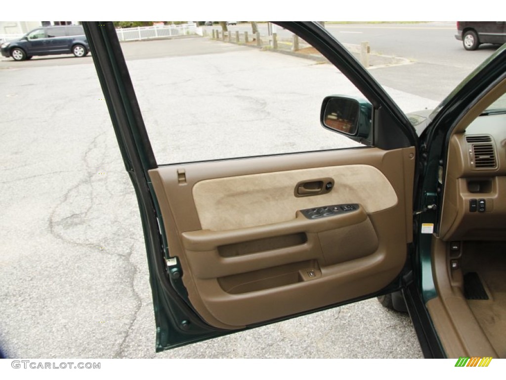 2003 CR-V EX 4WD - Clover Green Pearl / Saddle photo #13
