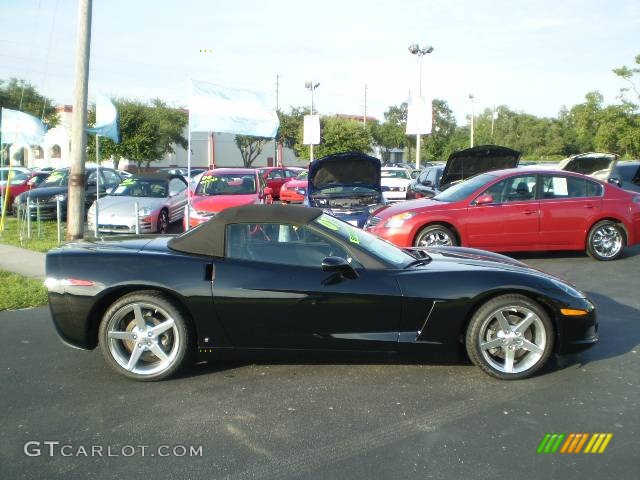2007 Corvette Convertible - Black / Ebony photo #6