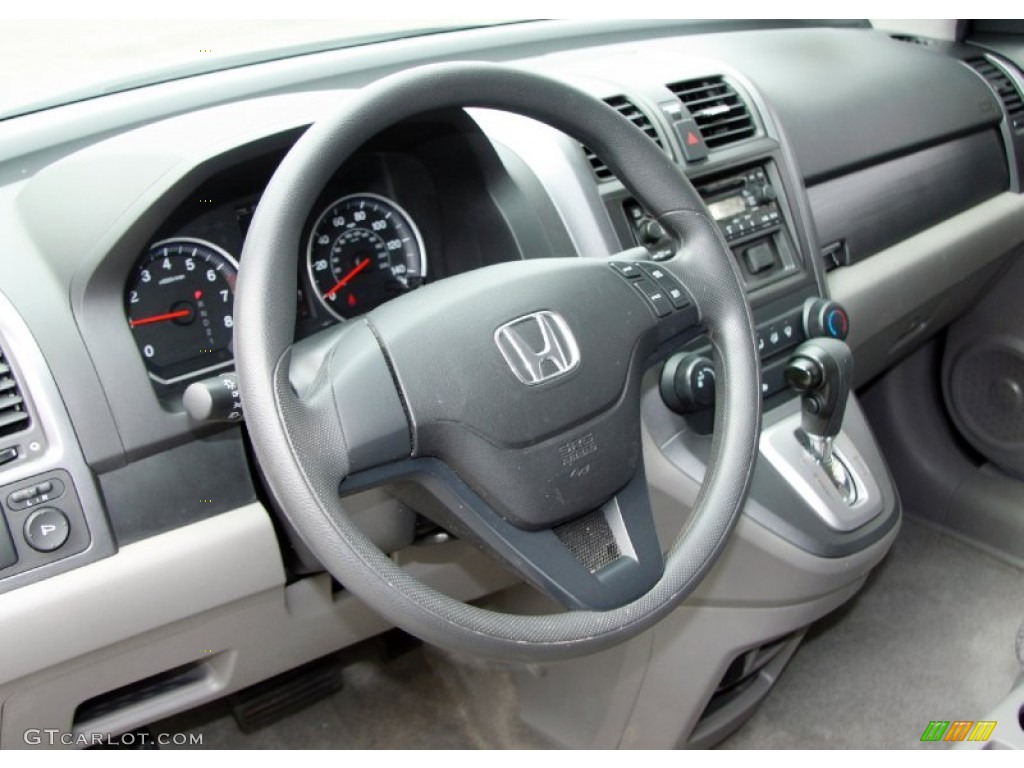 2008 CR-V LX 4WD - Glacier Blue Metallic / Gray photo #12