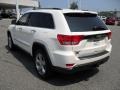 2011 Stone White Jeep Grand Cherokee Overland 4x4  photo #2