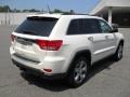 2011 Stone White Jeep Grand Cherokee Overland 4x4  photo #4