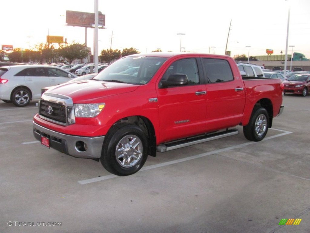 2007 Tundra SR5 CrewMax - Radiant Red / Graphite Gray photo #1