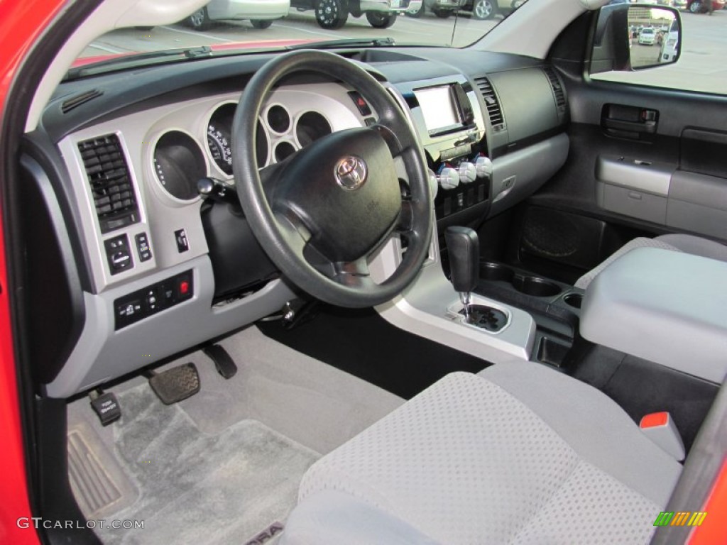 Graphite Gray Interior 2007 Toyota Tundra SR5 CrewMax Photo #52612236