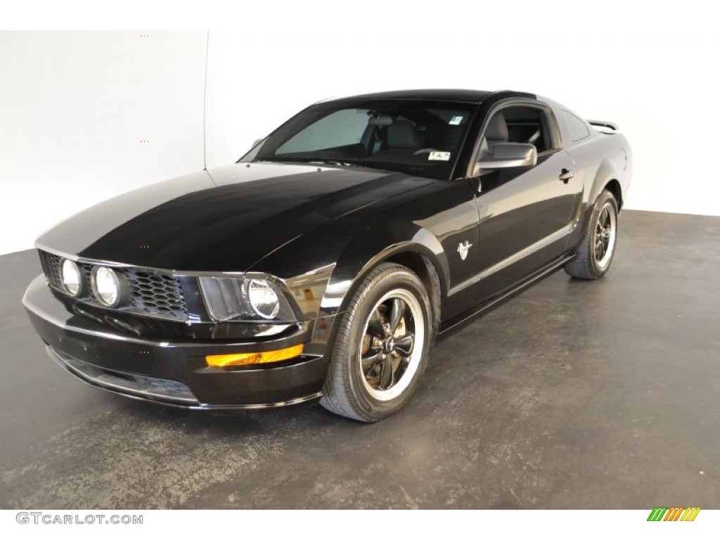 2009 Mustang GT Coupe - Black / Dark Charcoal photo #1