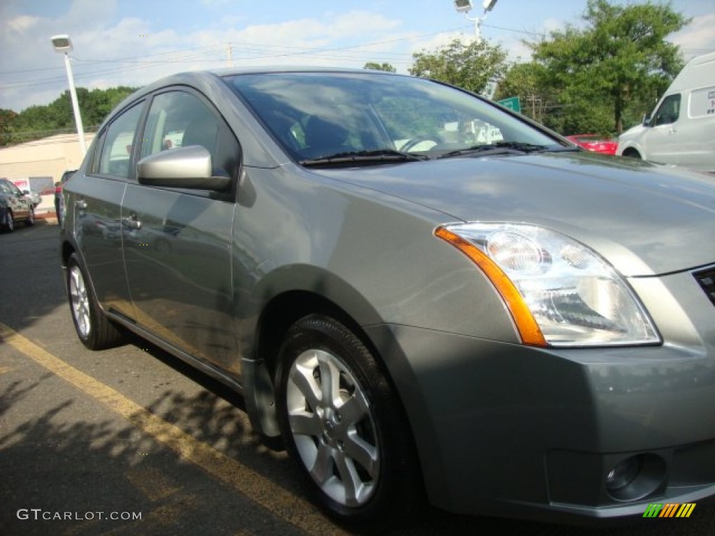 2008 Sentra 2.0 SL - Magnetic Gray / Charcoal/Steel photo #9