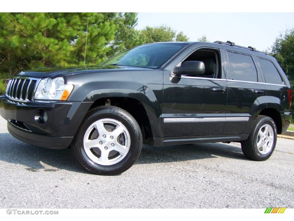 Black 2005 Jeep Grand Cherokee Limited Exterior Photo #52614881