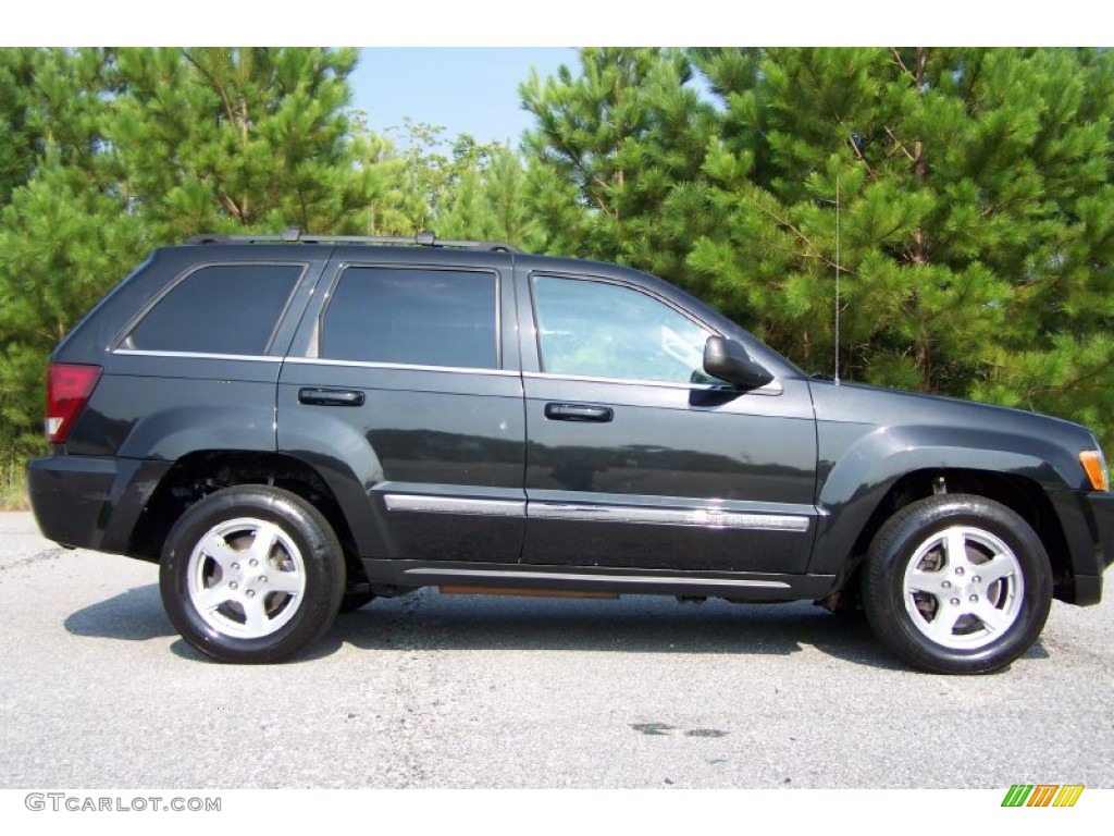 2005 Grand Cherokee Limited - Black / Medium Slate Gray photo #7