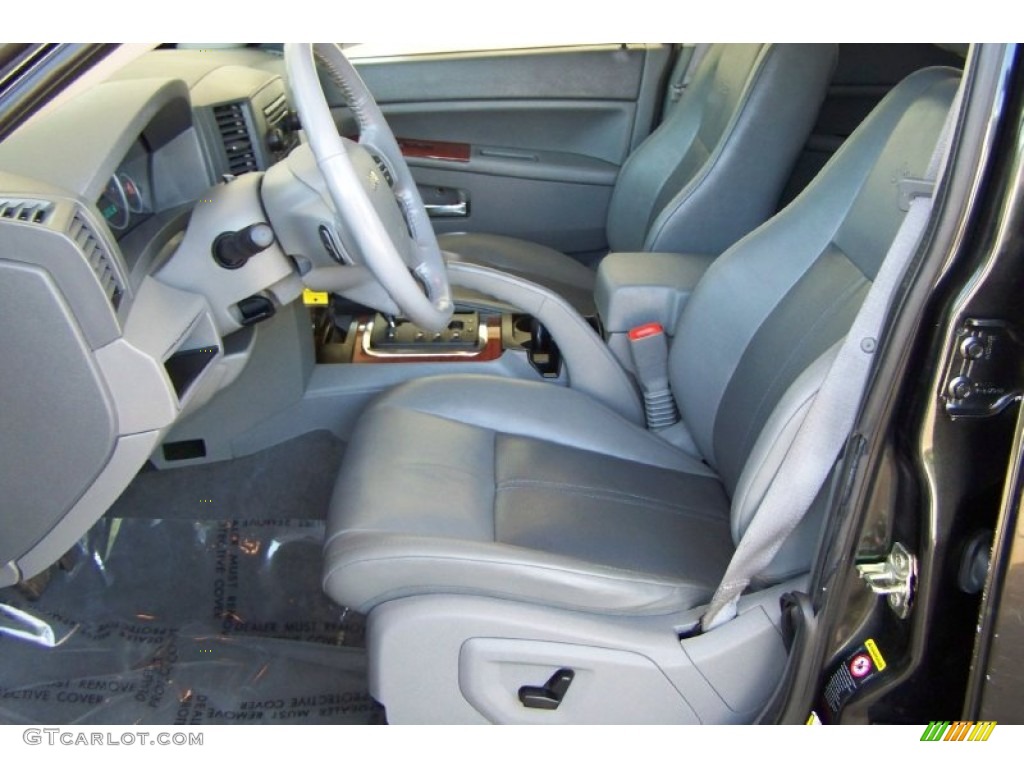 Medium Slate Gray Interior 2005 Jeep Grand Cherokee Limited Photo #52615064