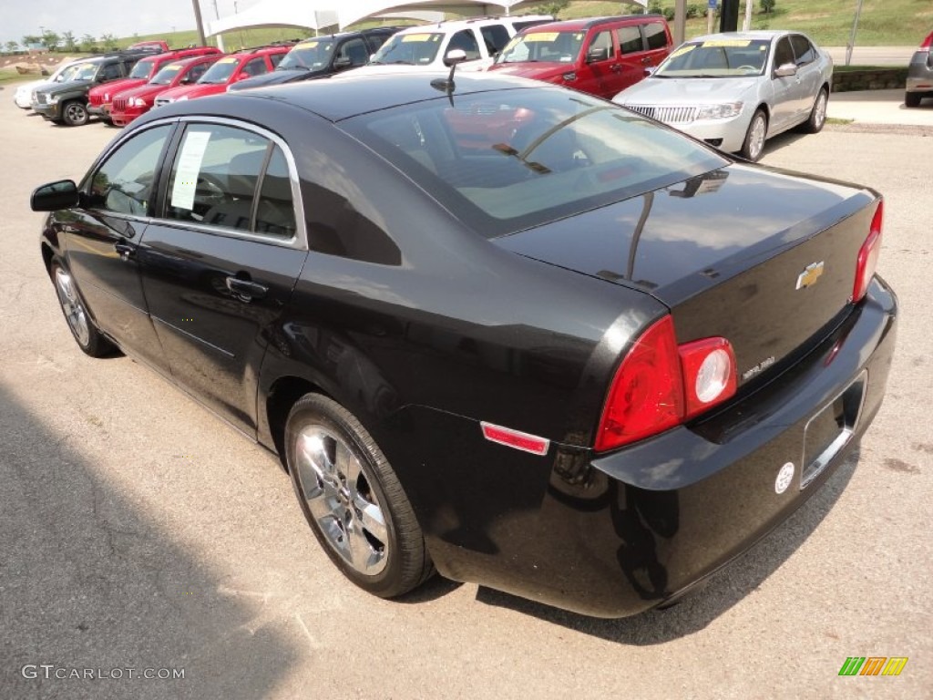 2009 Malibu LT Sedan - Black Granite Metallic / Ebony photo #6