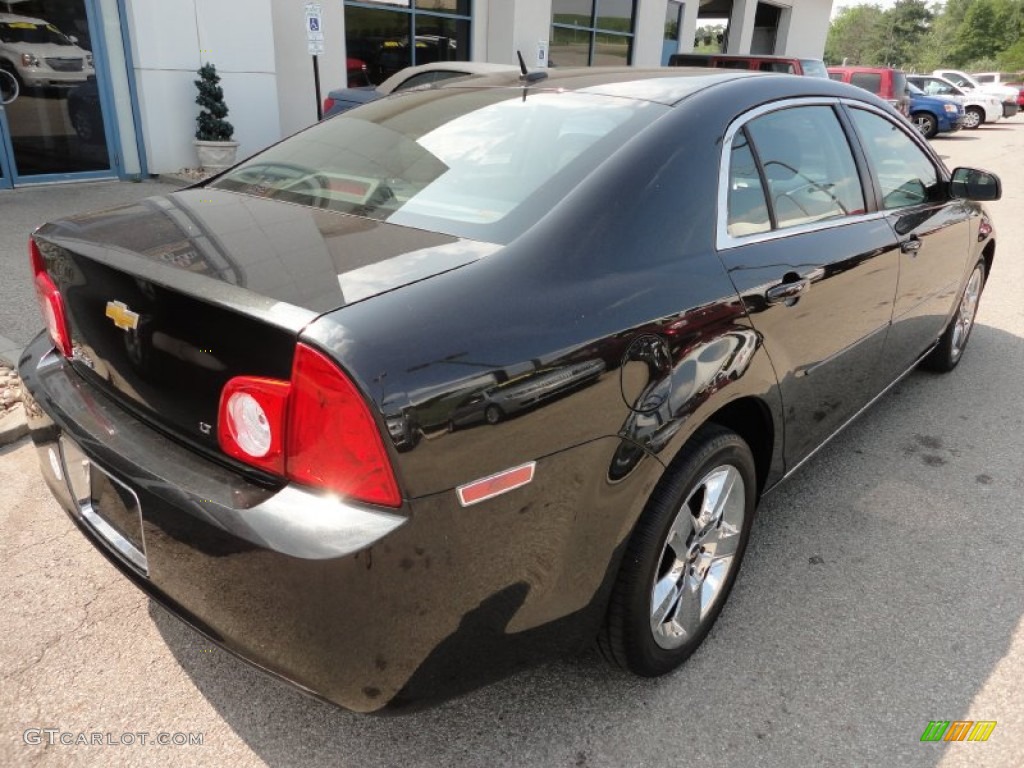 2009 Malibu LT Sedan - Black Granite Metallic / Ebony photo #8