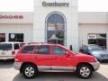 2005 Canyon Red Hyundai Santa Fe GLS 4WD  photo #1