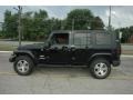 Black 2009 Jeep Wrangler Unlimited Sahara 4x4 Exterior