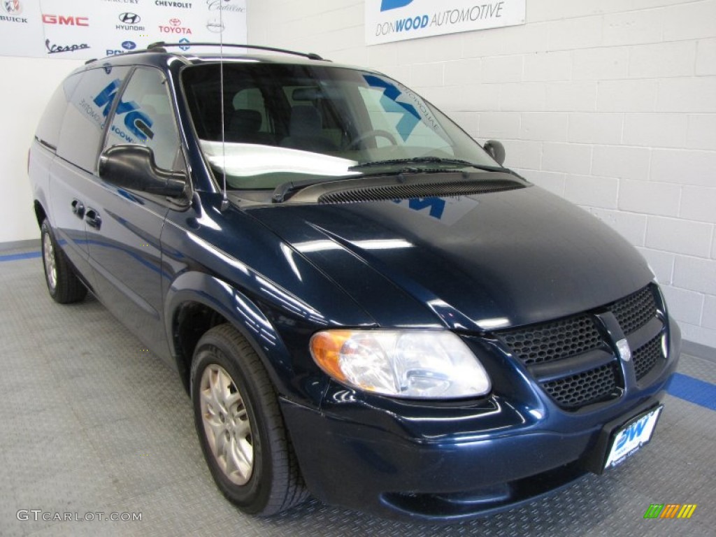 2003 Grand Caravan Sport - Midnight Blue Pearl / Taupe photo #1