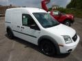 Frozen White 2011 Ford Transit Connect XLT Cargo Van Exterior