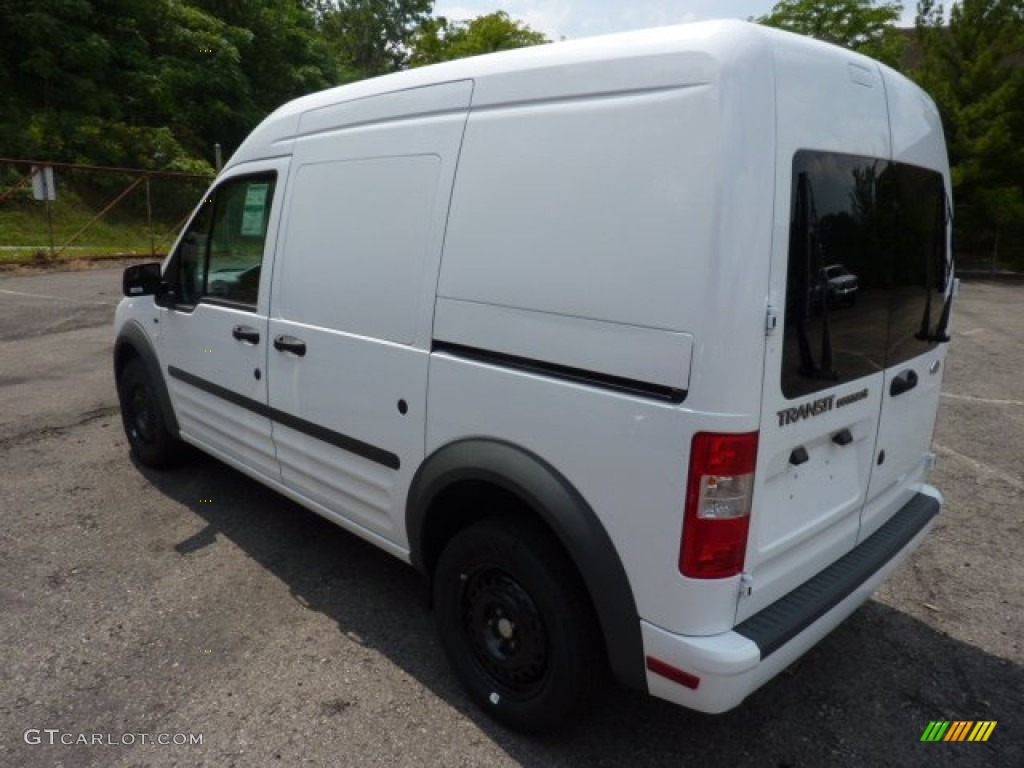 Frozen White 2011 Ford Transit Connect XLT Cargo Van Exterior Photo #52617905