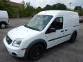 Frozen White 2011 Ford Transit Connect XLT Cargo Van Exterior