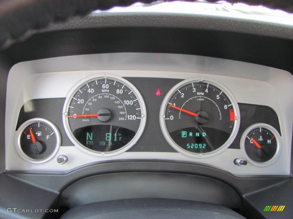 2008 Jeep Compass Limited 4x4 Gauges Photo #52618208