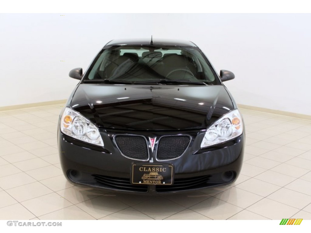 2008 G6 Value Leader Sedan - Black / Ebony Black photo #2