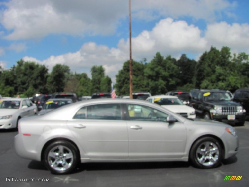 2008 Malibu LT Sedan - Silverstone Metallic / Titanium Gray photo #5