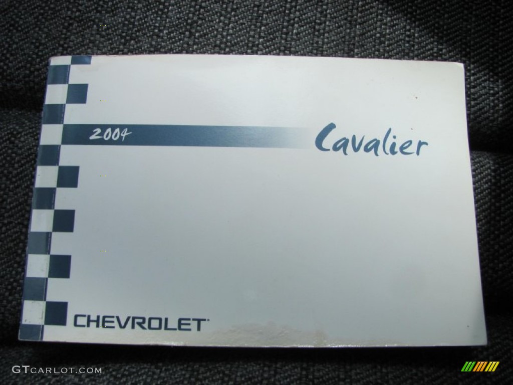 2004 Cavalier Sedan - Black / Graphite photo #4