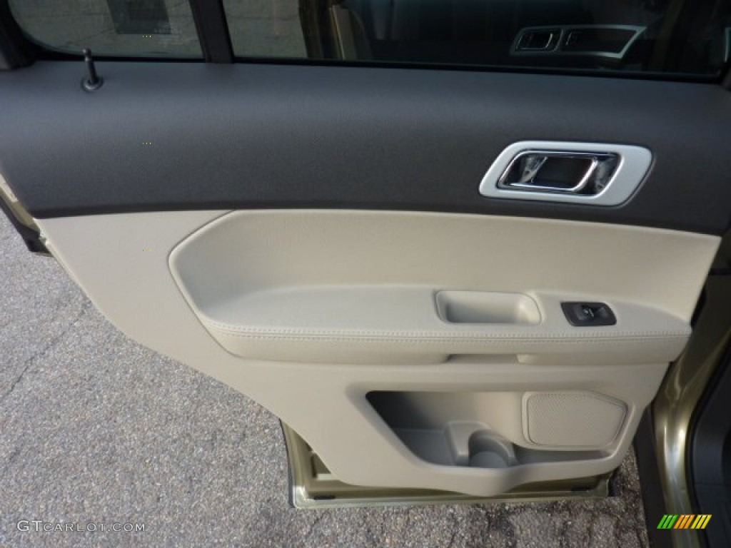 2012 Ford Explorer Limited 4WD Medium Light Stone Door Panel Photo #52620311
