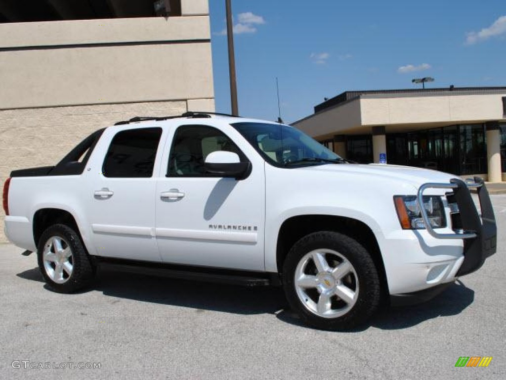 Summit White 2007 Chevrolet Avalanche LT 4WD Exterior Photo #52620455