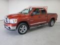 2008 Sunburst Orange Pearl Dodge Ram 1500 Big Horn Edition Quad Cab 4x4  photo #31