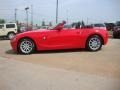 2005 Bright Red BMW Z4 2.5i Roadster  photo #2