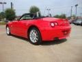 2005 Bright Red BMW Z4 2.5i Roadster  photo #3