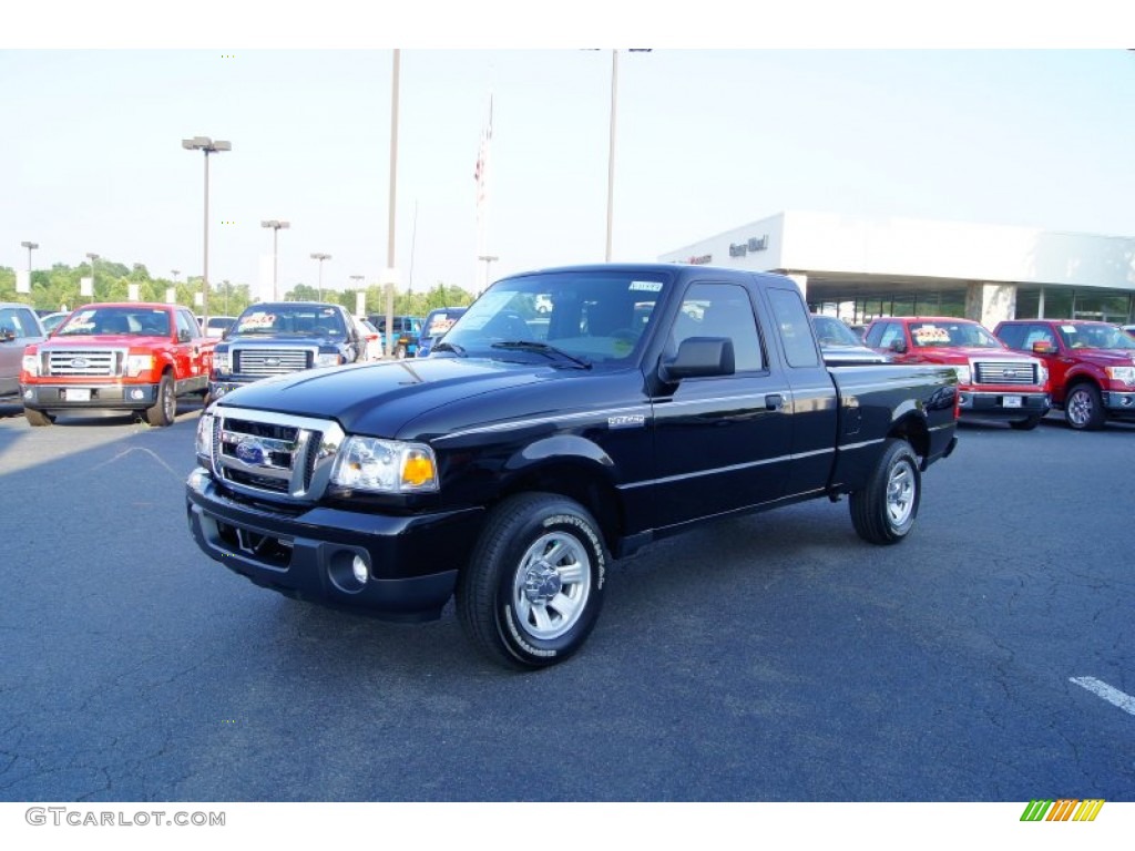 2011 Ranger XLT SuperCab - Black / Medium Dark Flint photo #6