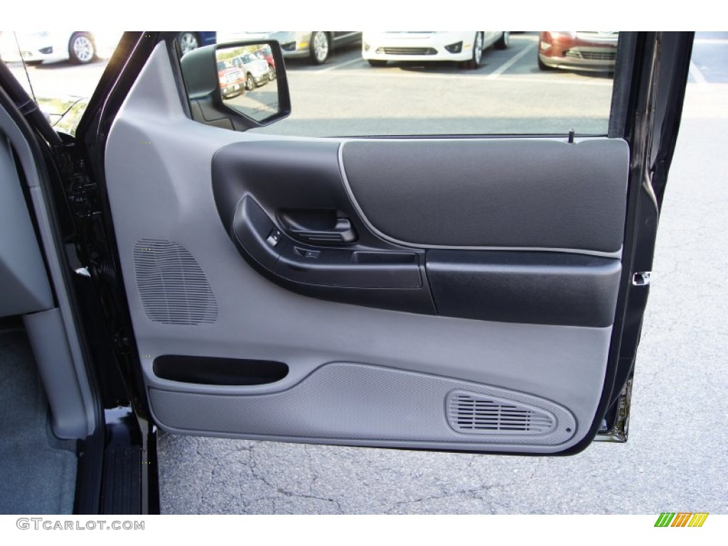 2011 Ford Ranger XLT SuperCab Medium Dark Flint Door Panel Photo #52621643