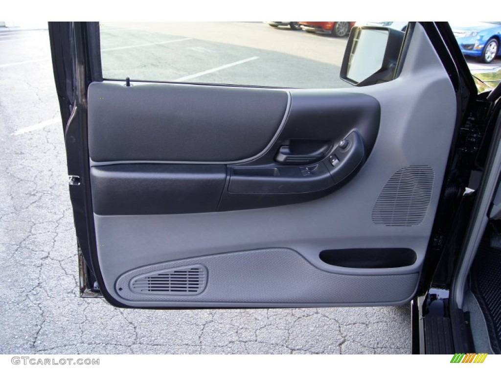 2011 Ford Ranger XLT SuperCab Medium Dark Flint Door Panel Photo #52621724