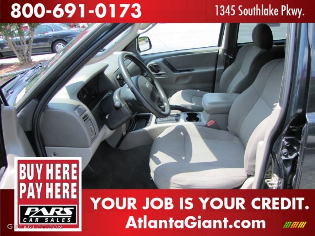 2003 Grand Cherokee Laredo - Brilliant Black / Dark Slate Gray/Light Slate Gray photo #6