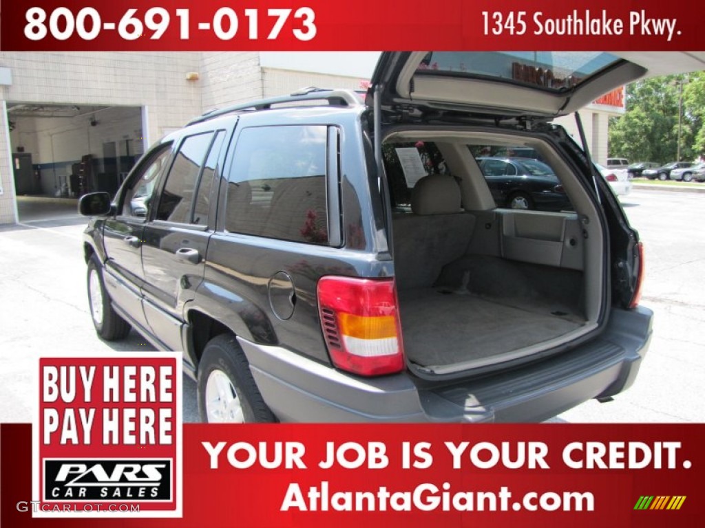 2003 Grand Cherokee Laredo - Brilliant Black / Dark Slate Gray/Light Slate Gray photo #9
