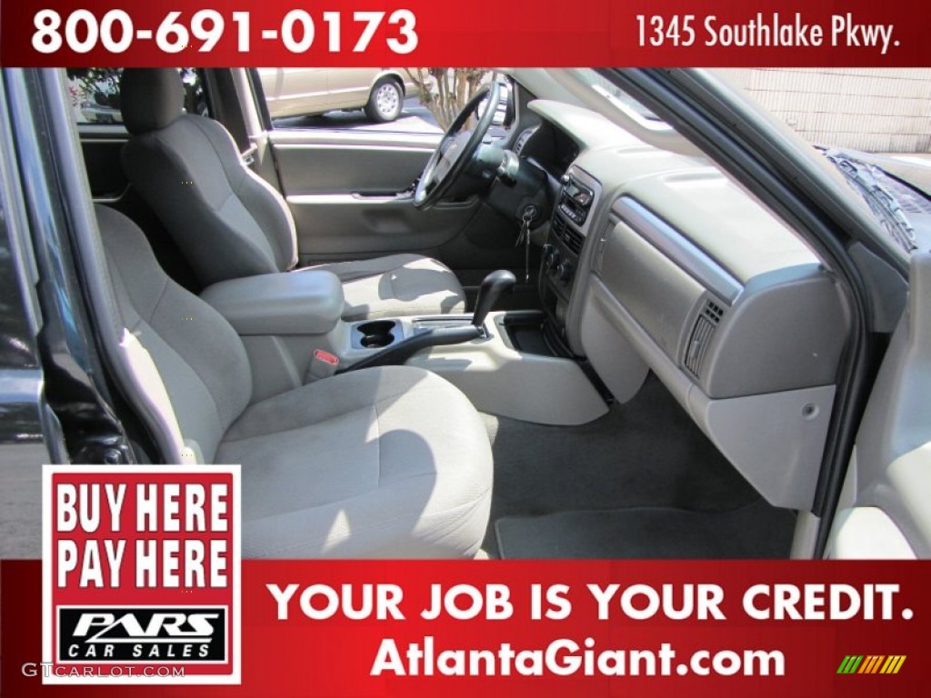 2003 Grand Cherokee Laredo - Brilliant Black / Dark Slate Gray/Light Slate Gray photo #10
