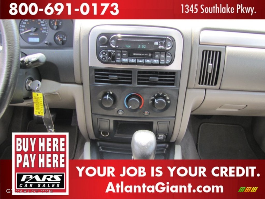 2003 Grand Cherokee Laredo - Brilliant Black / Dark Slate Gray/Light Slate Gray photo #11