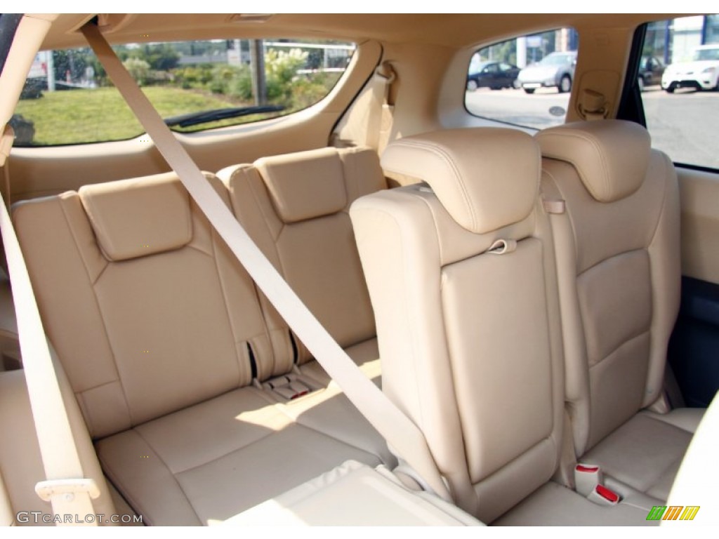 Desert Beige Interior 2009 Subaru Tribeca Limited 7 Passenger Photo #52623083