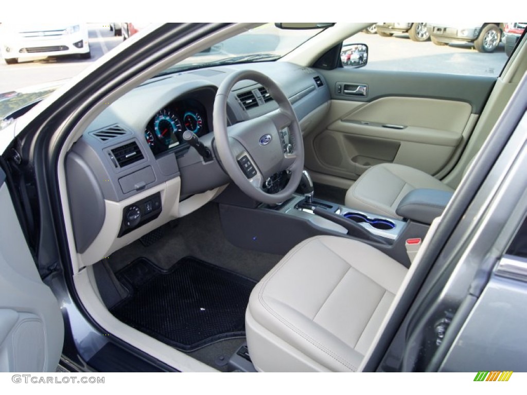 Medium Light Stone Interior 2012 Ford Fusion SEL Photo #52623848