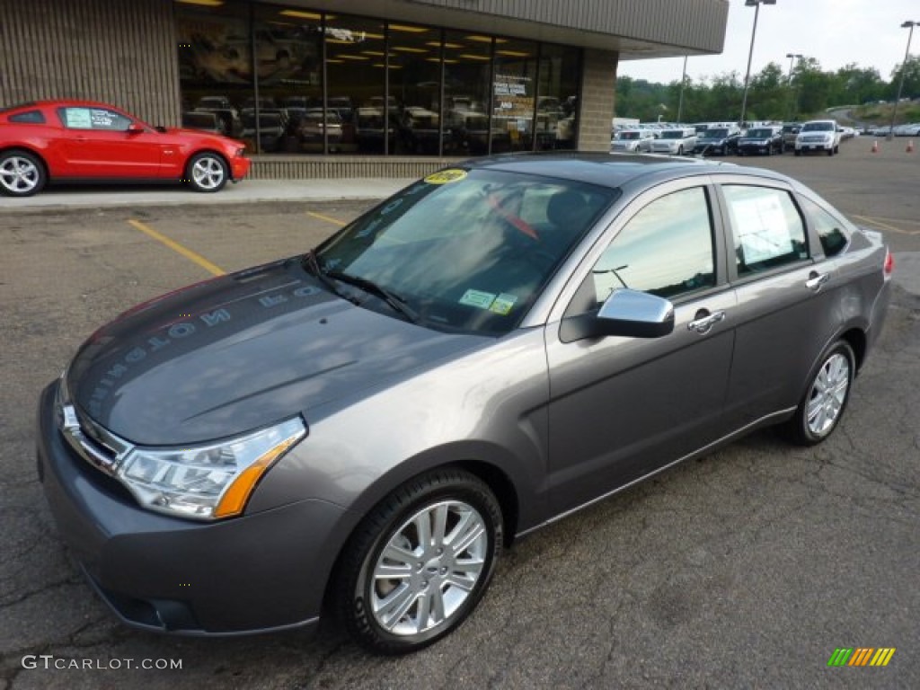 2010 Focus SEL Sedan - Sterling Grey Metallic / Charcoal Black photo #8