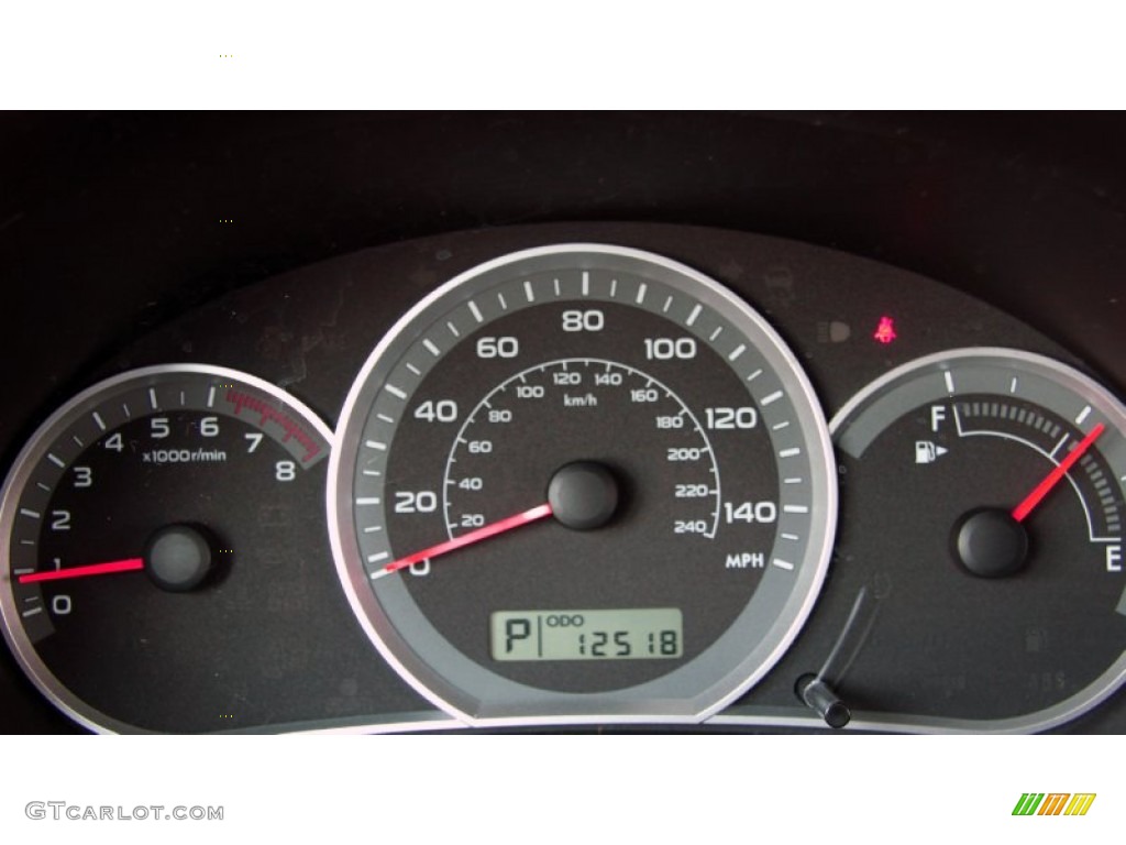 2010 Subaru Impreza 2.5i Premium Wagon Gauges Photos