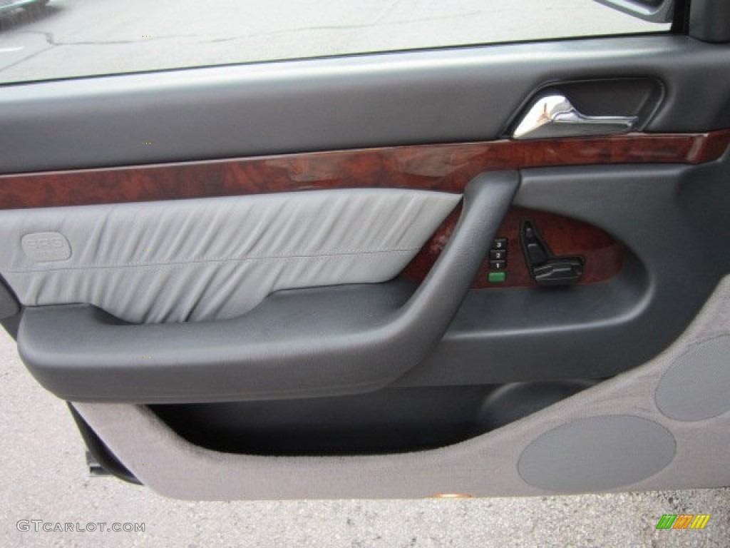 1999 Mercedes-Benz S 420 Sedan Ash Door Panel Photo #52625552